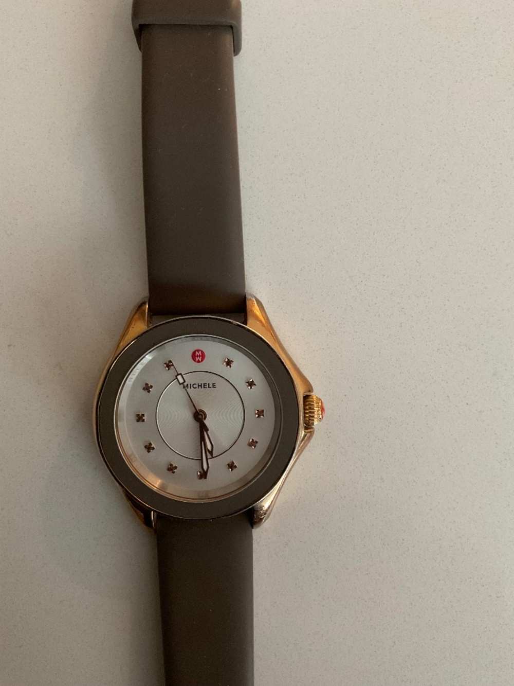 Michele watch silicone band cape collection